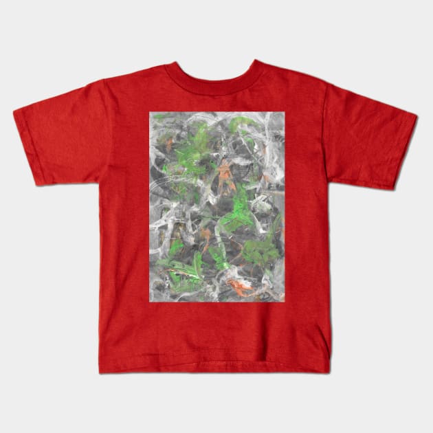 Texture - 346 Kids T-Shirt by walter festuccia